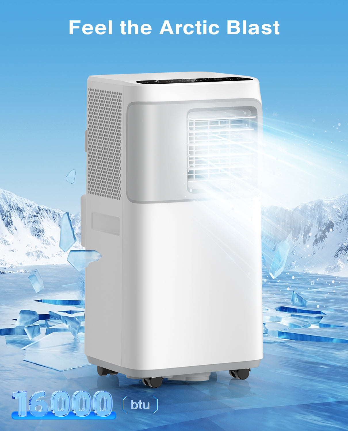 BLATACY Air Conditioner, 16,000 BTU Air Conditioner Portable for Room ...